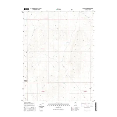 2014 Map of Blackjack Springs, 2014 Print