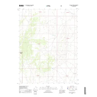 2018 Map of Blackjack Springs, 2018 Print