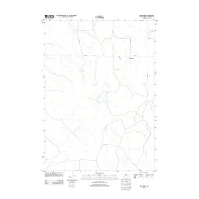 2012 Map of Blackpipe, 2012 Print
