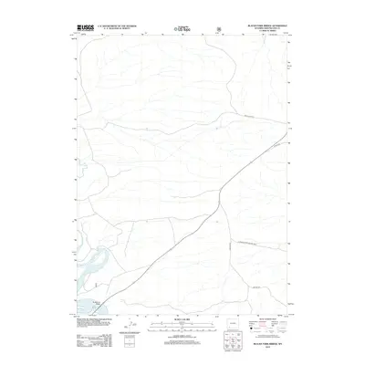 2012 Map of Blacks Fork Bridge, 2012 Print