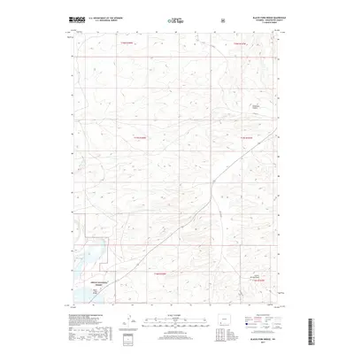 2017 Map of Blacks Fork Bridge, 2017 Print