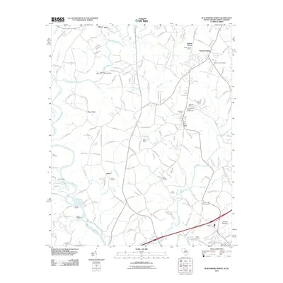2011 Map of Blacksburg North, 2011 Print