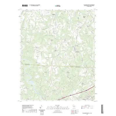 2023 Map of Blacksburg North, 2023 Print