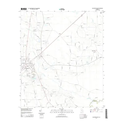 2014 Map of Blackshear East, 2014 Print