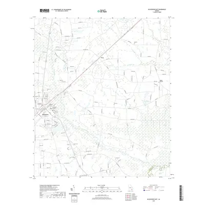 2020 Map of Blackshear East, 2020 Print