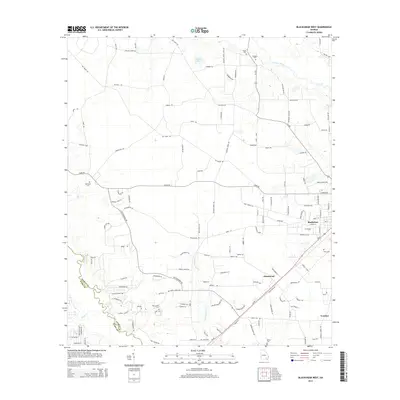 2014 Map of Blackshear West, 2014 Print