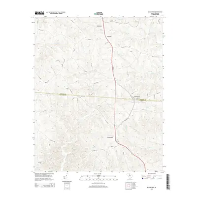 2014 Map of Blackstock, 2014 Print
