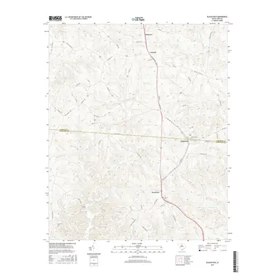2017 Map of Blackstock, 2017 Print