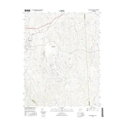 2016 Map of Blackstone East, 2016 Print