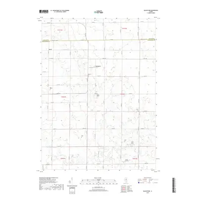 2018 Map of Blackstone, 2018 Print