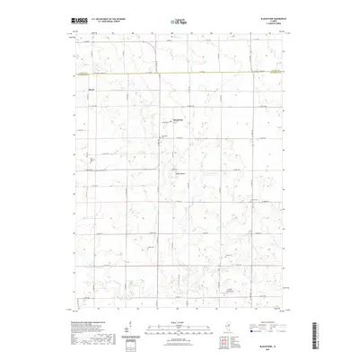 2021 Map of Blackstone, 2021 Print