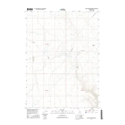 2017 Map of Blackstone Reservoir, 2017 Print