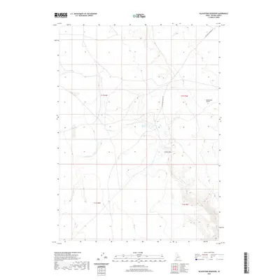 2020 Map of Blackstone Reservoir, 2020 Print