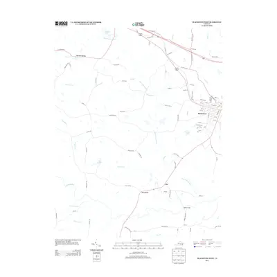2013 Map of Blackstone West, 2013 Print