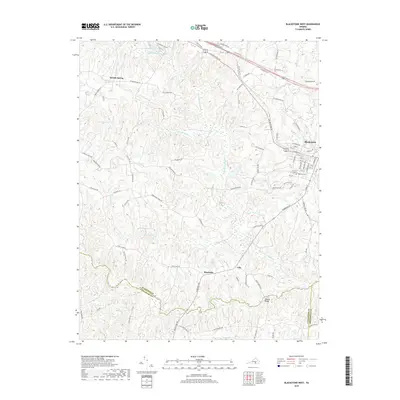 2019 Map of Blackstone West, 2019 Print