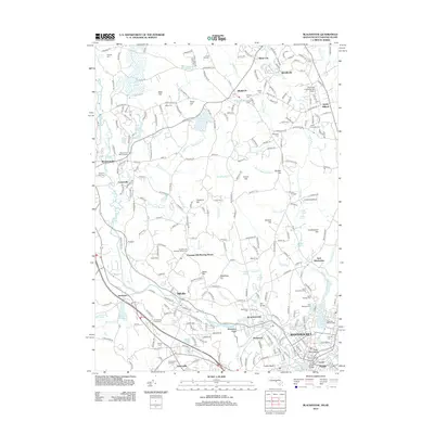 2012 Map of Blackstone, 2012 Print