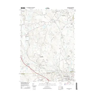 2015 Map of Blackstone, 2015 Print