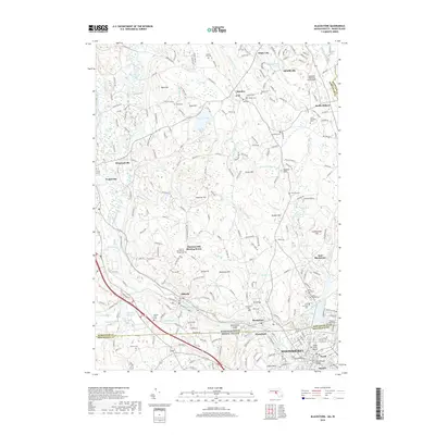 2018 Map of Blackstone, 2018 Print