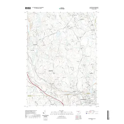 2021 Map of Blackstone, 2021 Print