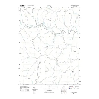2011 Map of Blacksville, 2011 Print
