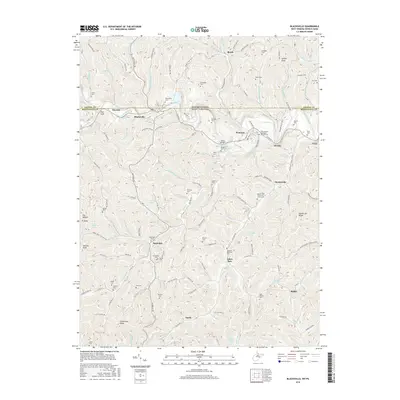 2016 Map of Blacksville, 2016 Print