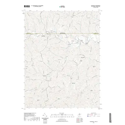 2019 Map of Blacksville, 2019 Print