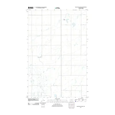 2011 Map of Blacktail Coulee, 2011 Print