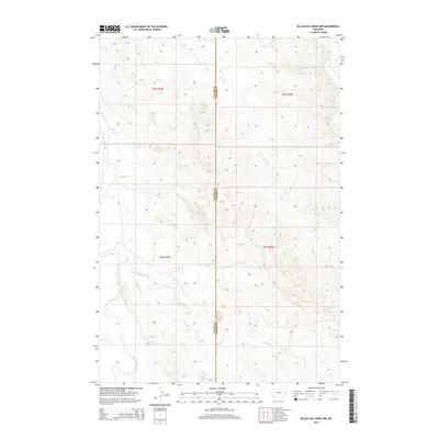 2014 Map of Blacktail Creek NW, 2014 Print