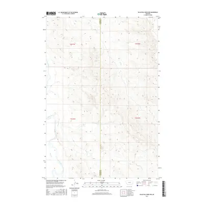 2017 Map of Blacktail Creek NW, 2017 Print