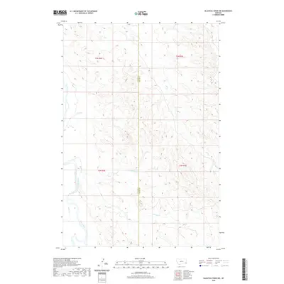 2020 Map of Blacktail Creek NW, 2020 Print