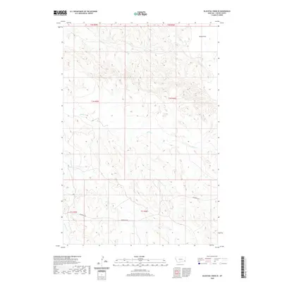 2020 Map of Blacktail Creek SE, 2020 Print