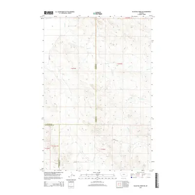 2014 Map of Blacktail Creek SW, 2014 Print
