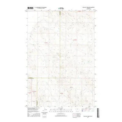 2017 Map of Blacktail Creek SW, 2017 Print