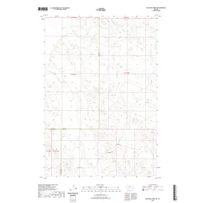 2020 Map of Blacktail Creek SW, 2020 Print