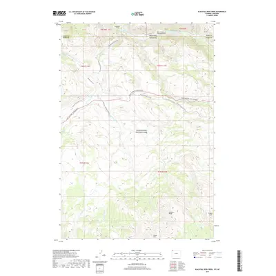 2017 Map of Blacktail Deer Creek, 2017 Print