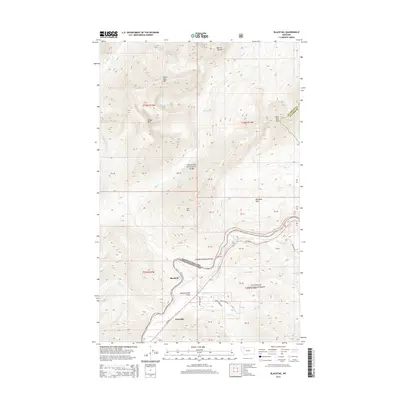 2014 Map of Blacktail, 2014 Print