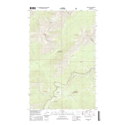 2017 Map of Blacktail, 2017 Print