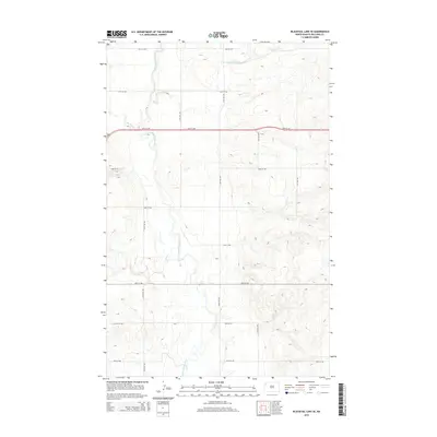 2014 Map of Blacktail Lake SE, 2014 Print