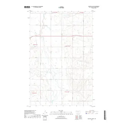 2017 Map of Blacktail Lake SE, 2017 Print