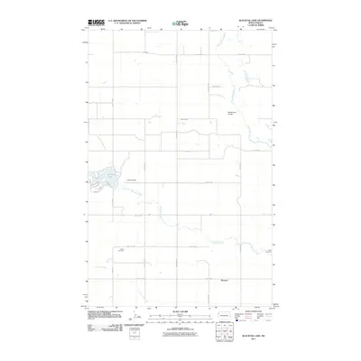 2011 Map of Blacktail Lake, 2011 Print