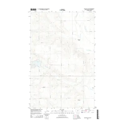 2014 Map of Blacktail Lake, 2014 Print