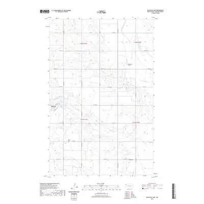 2020 Map of Blacktail Lake, 2020 Print