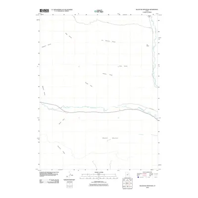 2010 Map of Blacktail Mountain, 2010 Print