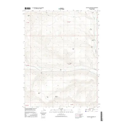2017 Map of Blacktail Mountain, 2017 Print