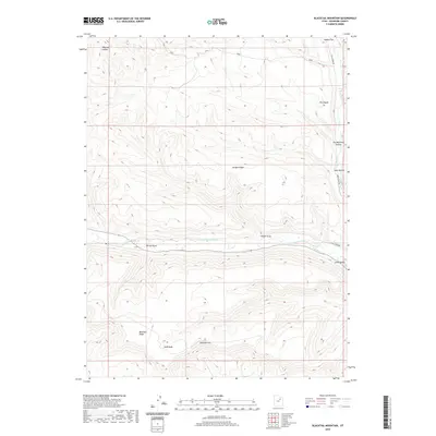 2020 Map of Blacktail Mountain, 2020 Print