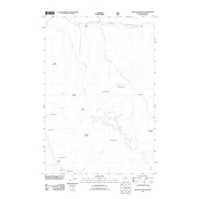 2011 Map of Blacktail Mountain, 2011 Print