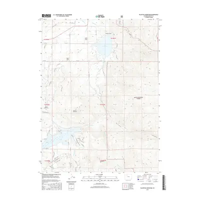2016 Map of Blacktail Mountain, 2016 Print