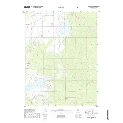 2019 Map of Blacktail Mountain, 2019 Print