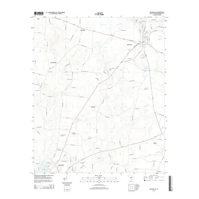 2014 Map of Blackville, 2014 Print