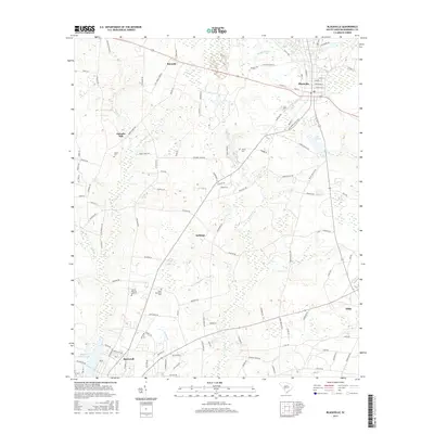 2017 Map of Blackville, 2017 Print